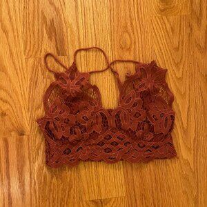 Free People Adella Bralette - Copper